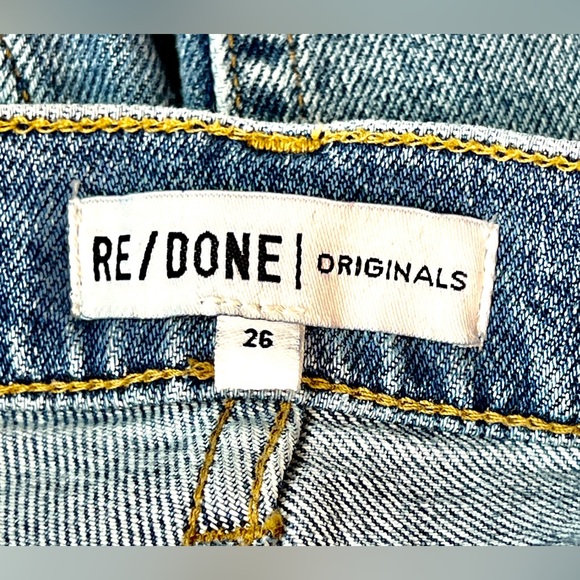 RE/DONE Light 22 High-Rise Ankle Crop Jeans - Picture 10 of 12